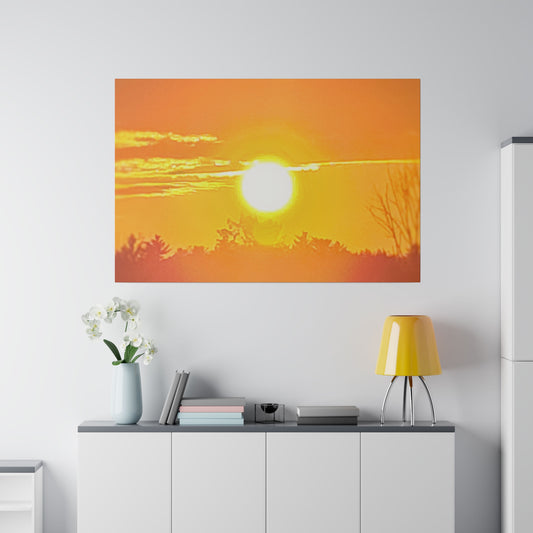 Canvas Art Print in Multiple Landscape Sizes from the Sunset Series at Intriguing Vistas