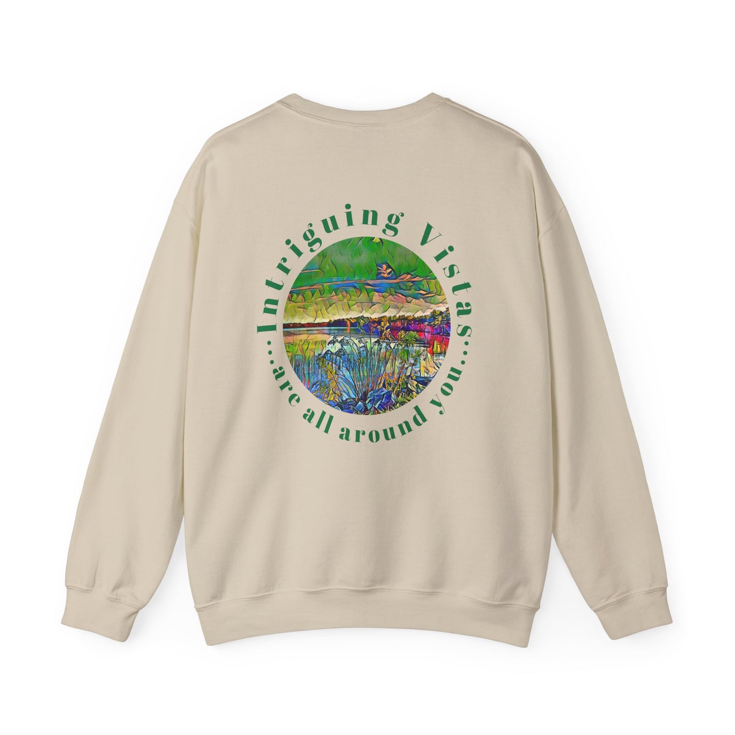 Gildan 18000 Unisex Adult Heavy Blend Crewneck Sweatshirt Available in Multiple Colors from the Scenery Series at Intriguing Vistas