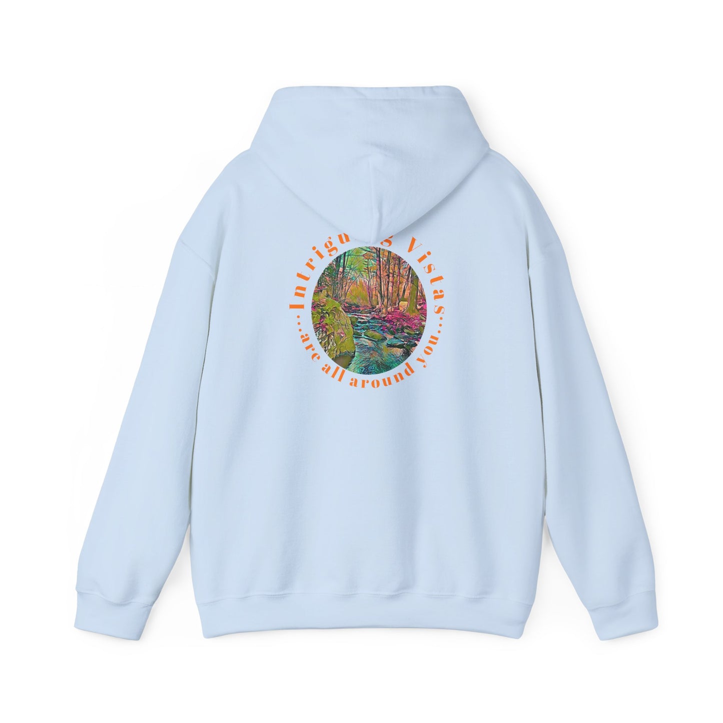 Gildan 18500 Unisex Adult Heavy Blend Crewneck Hooded Sweatshirt from the Sunset Series at Intriguing Vistas