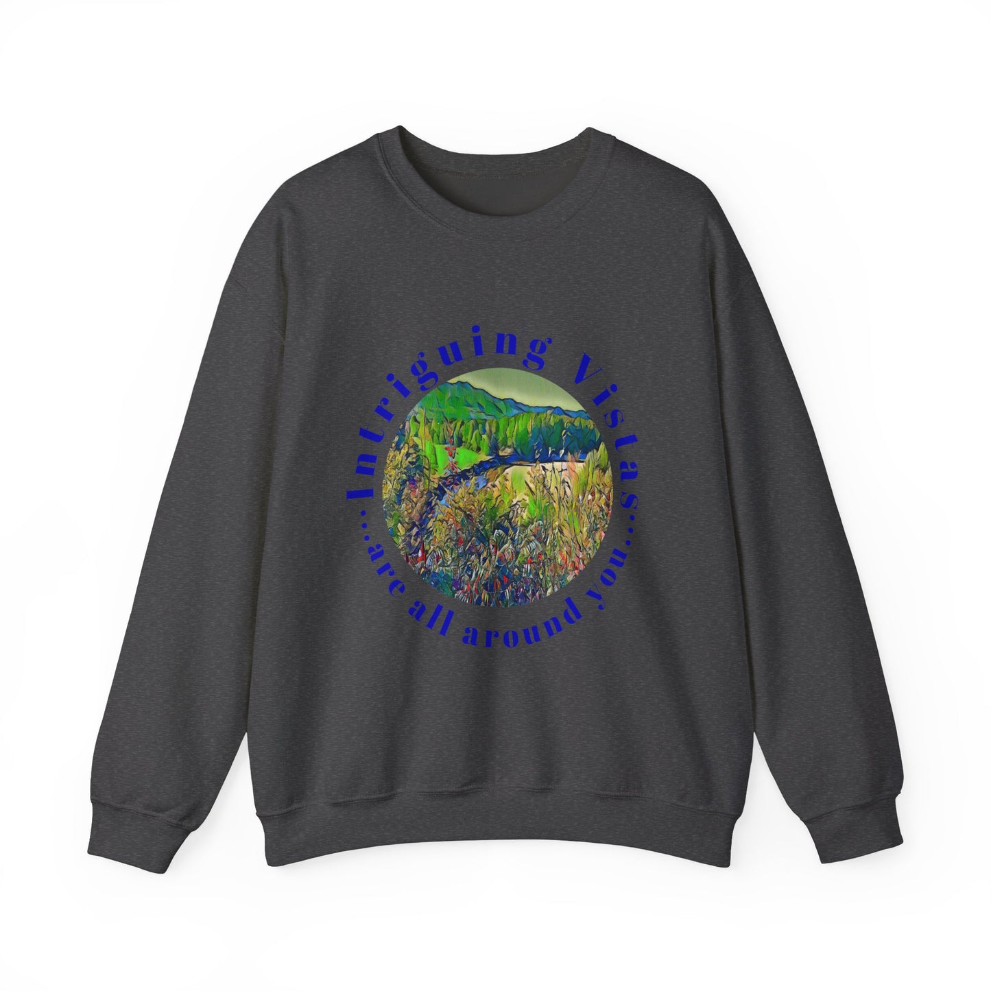 Gildan 18000 Unisex Adult Heavy Blend Crewneck Sweatshirt Available in Multiple Colors from the Scenery Series at Intriguing Vistas