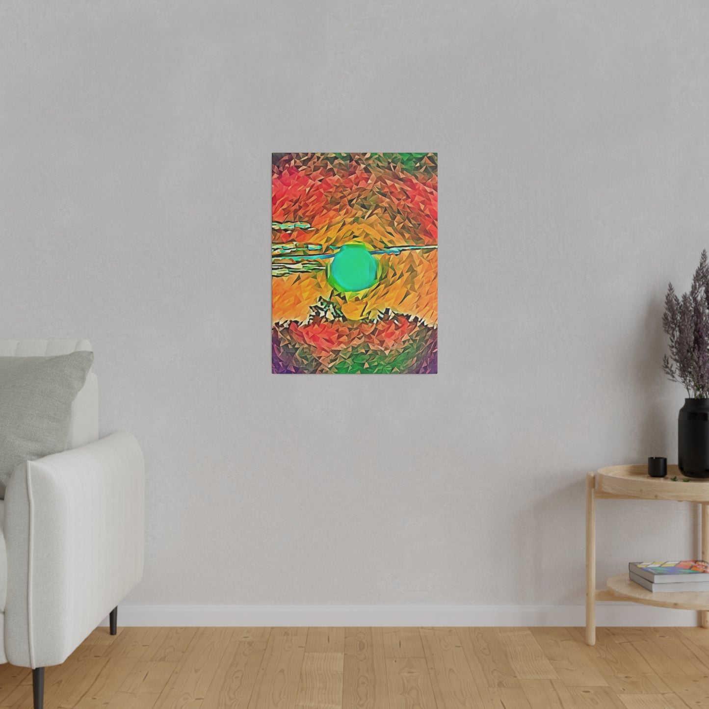 Canvas Art Print in Multiple Portrait Sizes from the Sunset Series at Intriguing Vistas