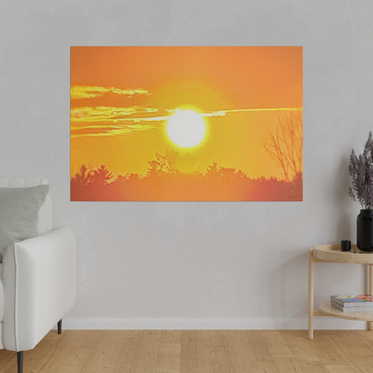 Intriguing Vistas™ Sunset Series Matte Canvas Print in 12 Landscape Sizes!!