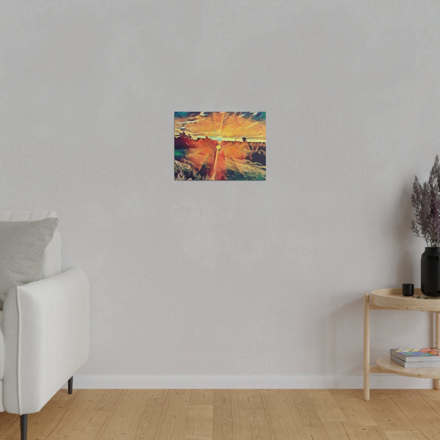 Canvas Art Print in Multiple Landscape Sizes from the Sunset Series at Intriguing Vistas