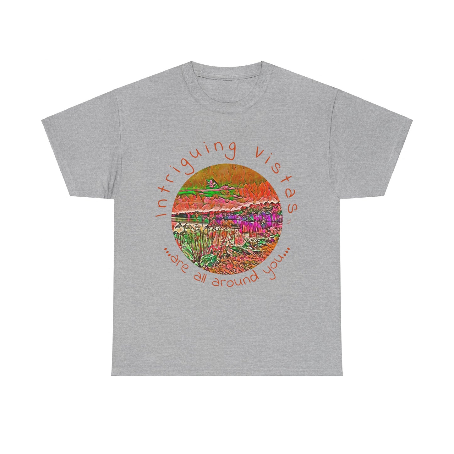 Intriguing Vistas™ Scenery Series Unisex Heavy Cotton Tee