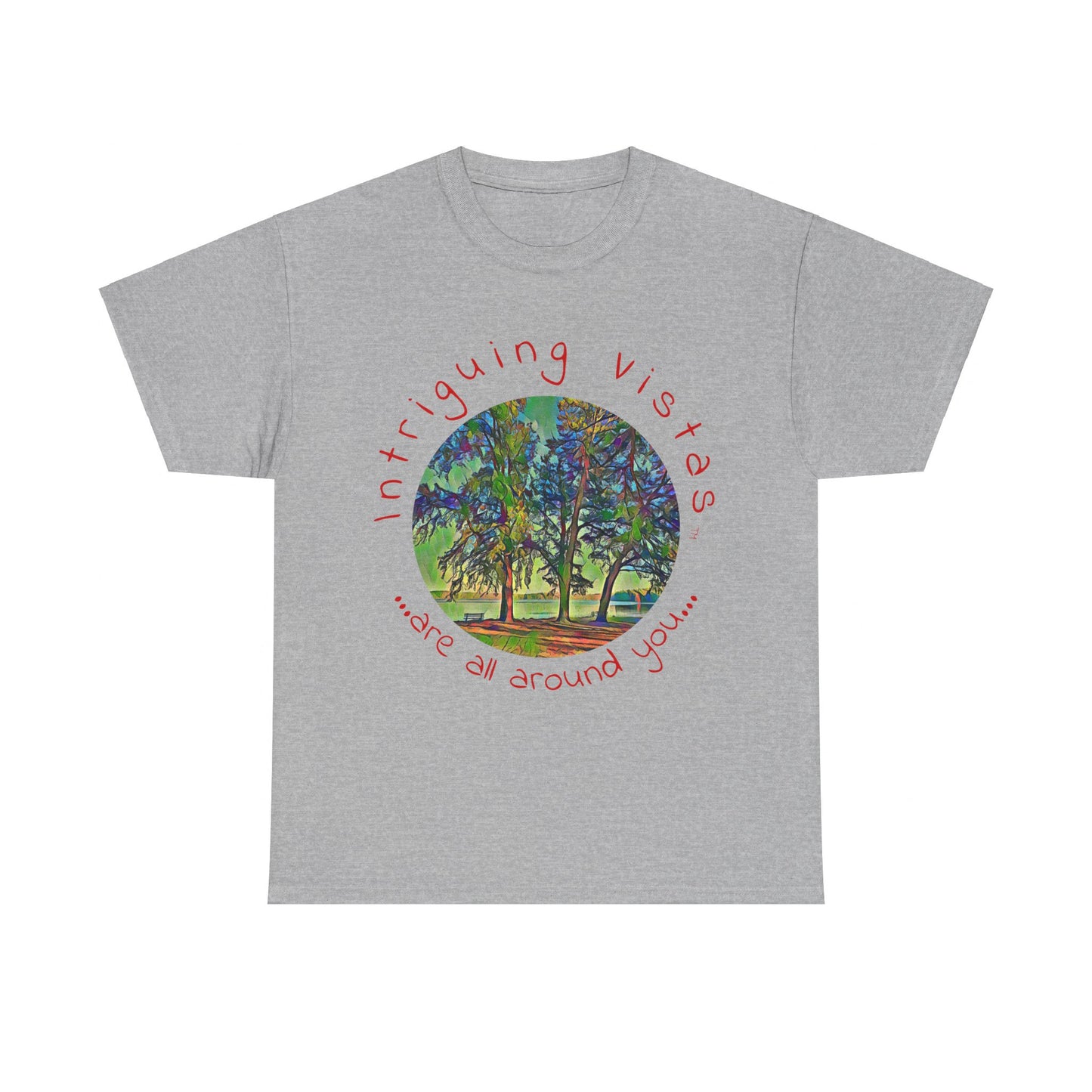 Intriguing Vistas™ Scenery Series Unisex Heavy Cotton Tee