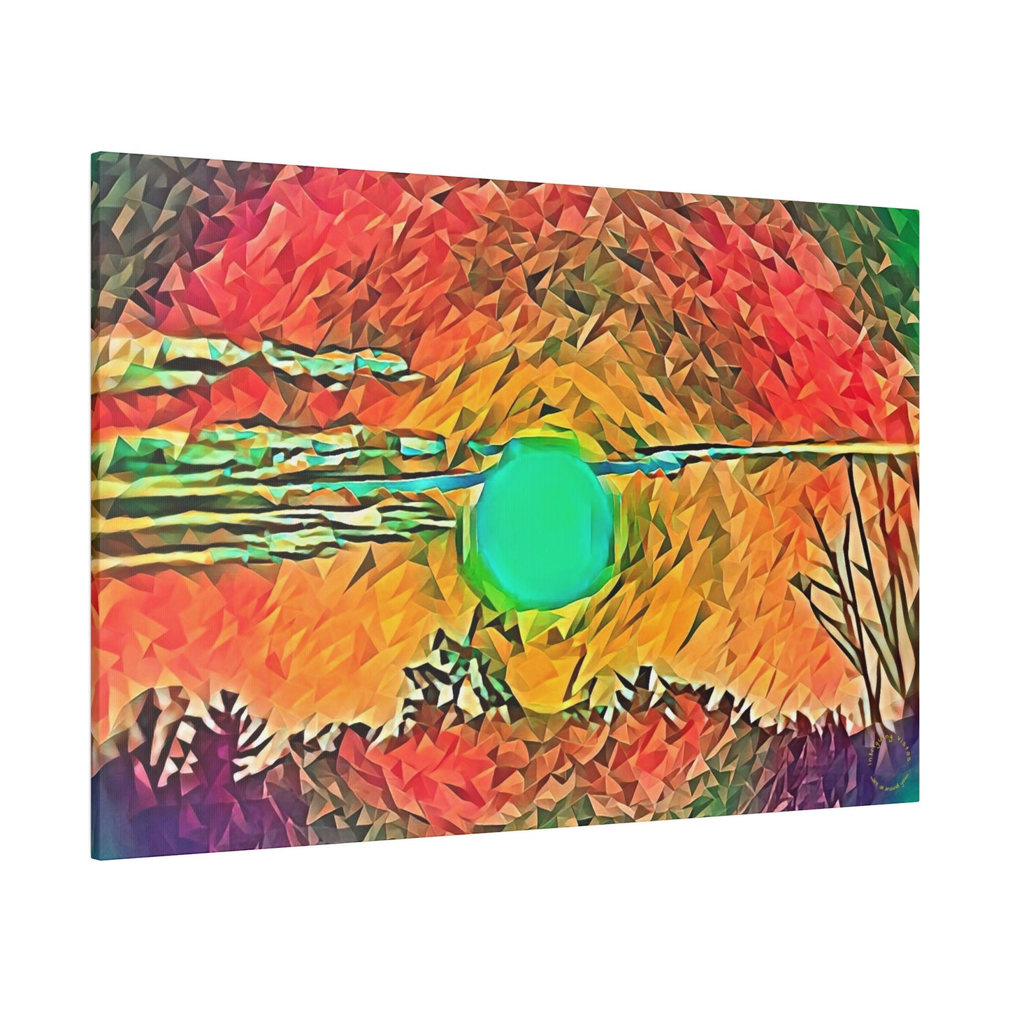 Intriguing Vistas™ Sunset Series Matte Canvas Print in 12 Landscape Sizes!!