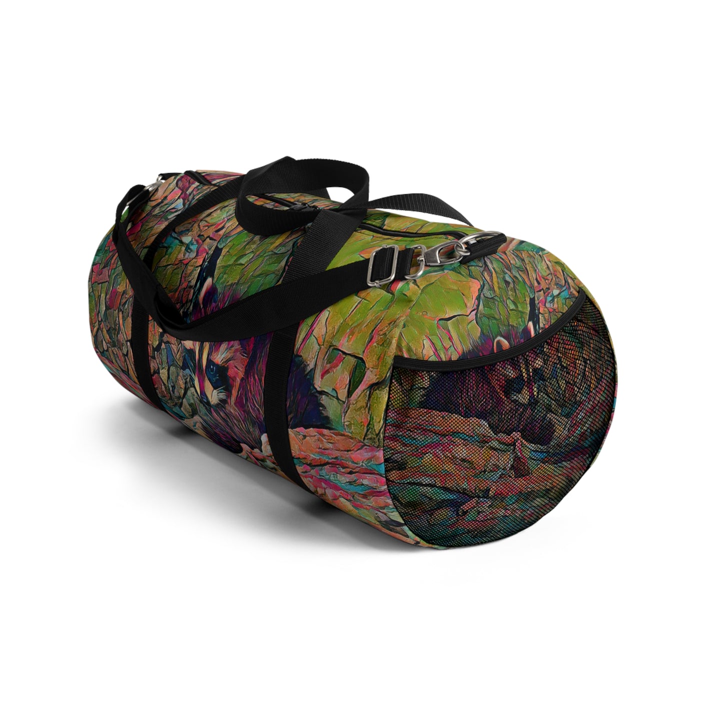 Custom Duffel Bag available in two sizes from the Wildlife Series at Intriguing Vistas