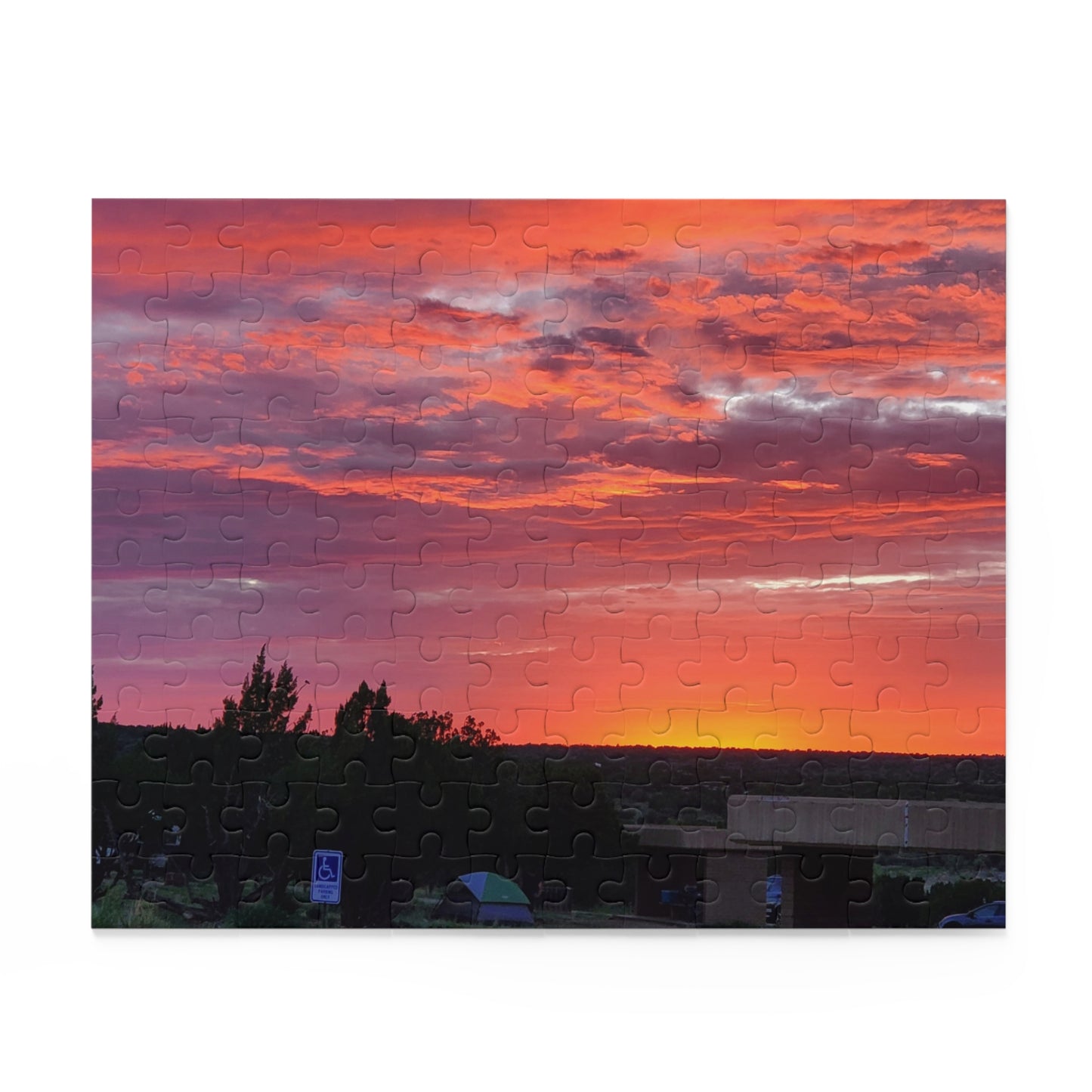 Custom Jigsaw Puzzle Available in Three Sizes from the Sunset Series at Intriguing Vistas