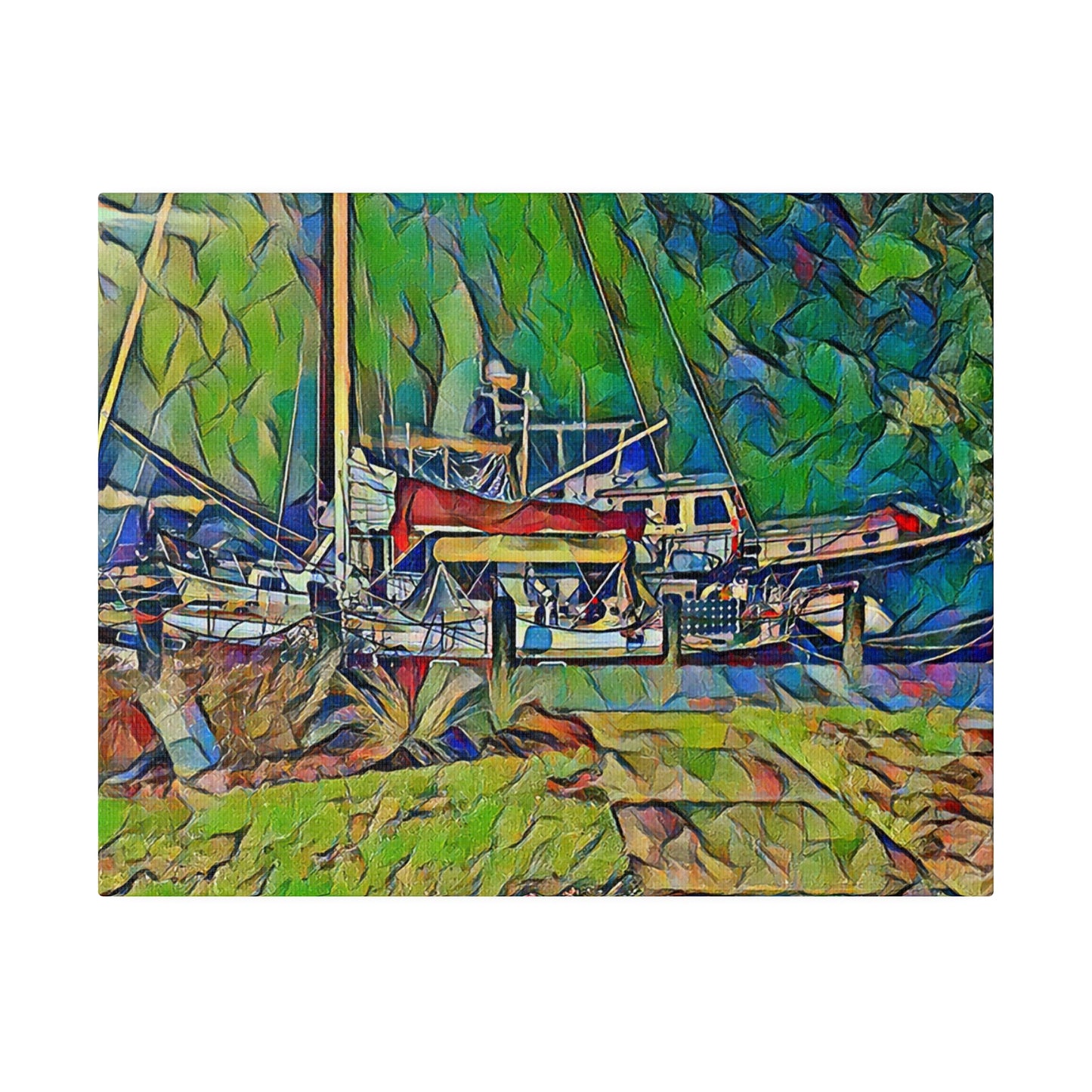 Canvas Print in Multiple Landscape Sizes from the Nautical Series at Intriguing Vistas