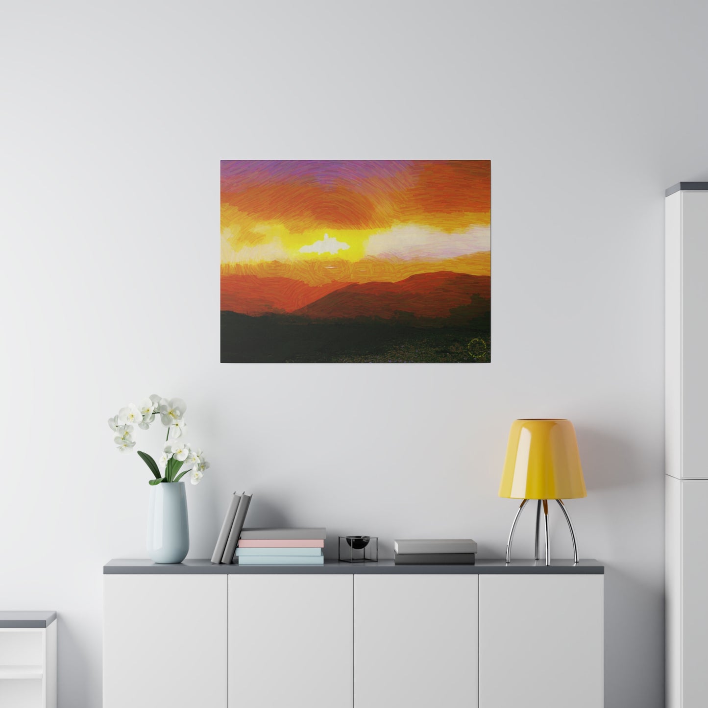 Intriguing Vistas™ Sunset Series Matte Canvas Print in 12 Landscape Sizes!!