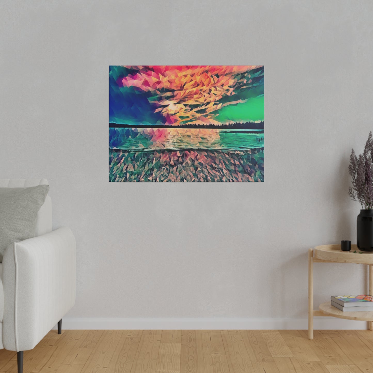 Canvas Art Print in Multiple Landscape Sizes from the Sunset Series at Intriguing Vistas