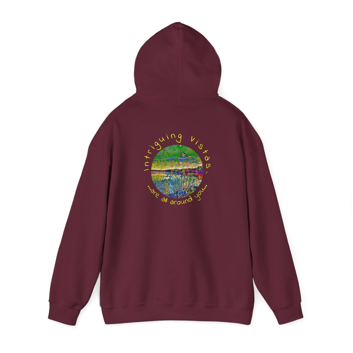 Intriguing Vistas™ Scenery Series Unisex Heavy Blend™ Hooded Sweatshirt