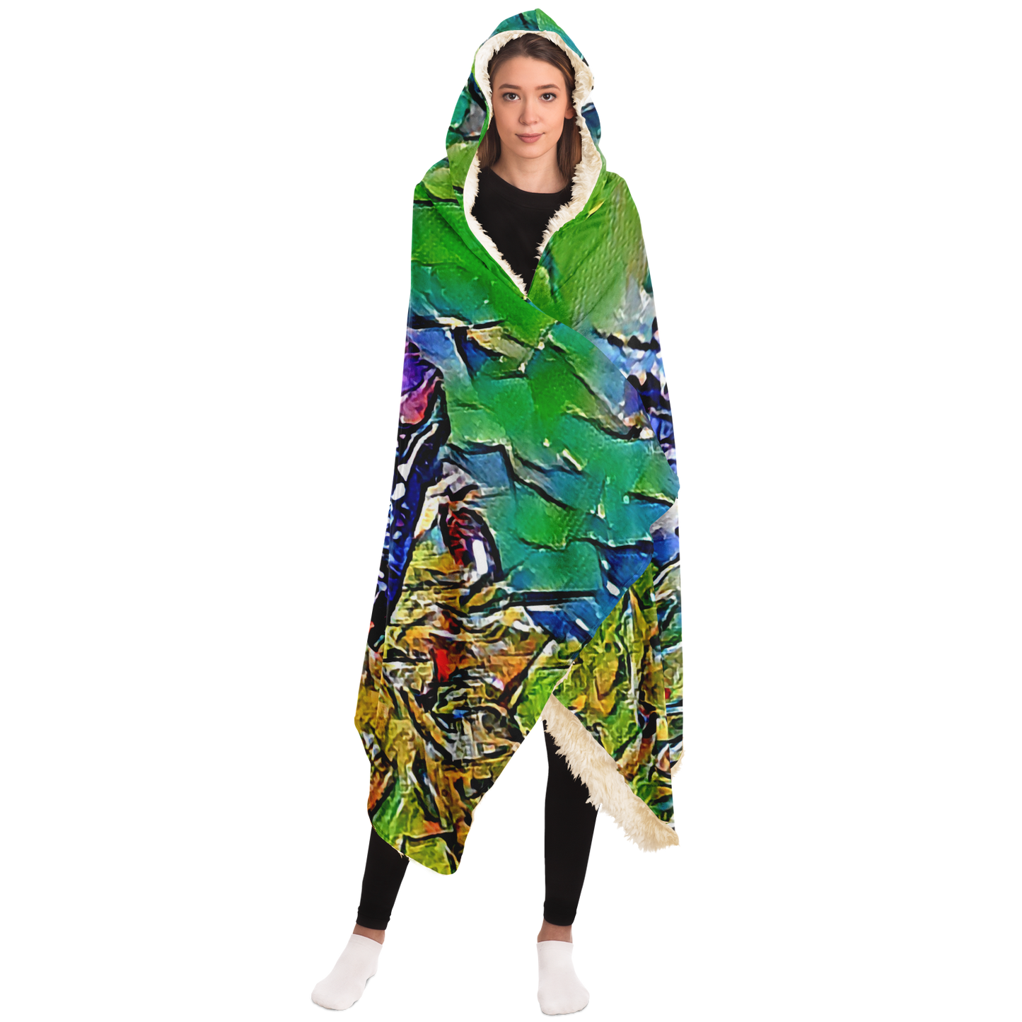 Intriguing Vistas™ Wildlife Series Hooded Blanket