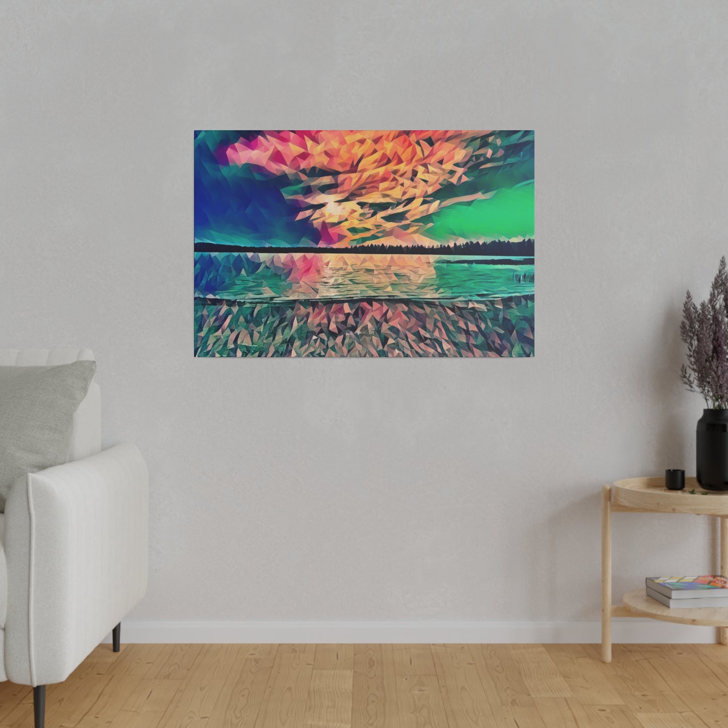 Canvas Art Print in Multiple Landscape Sizes from the Sunset Series at Intriguing Vistas