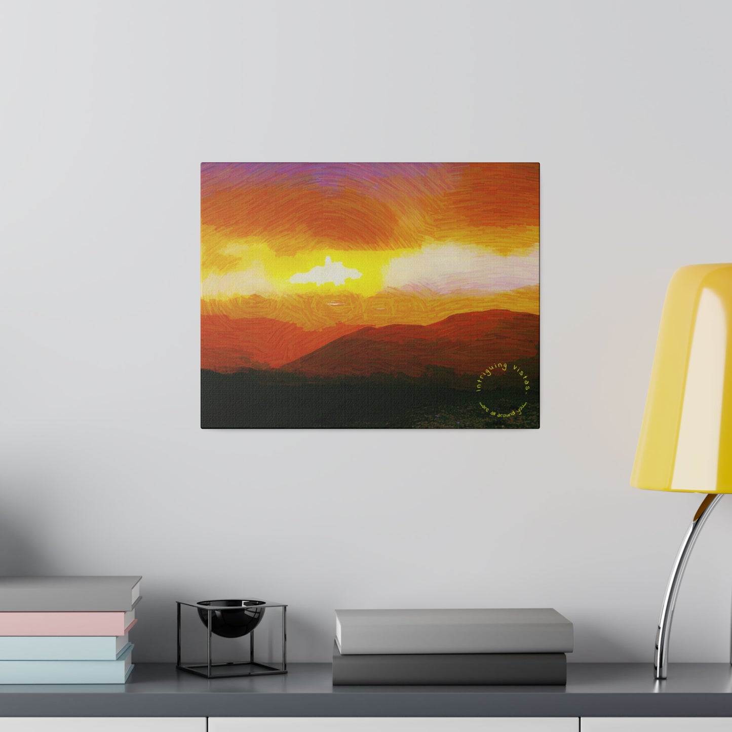 Intriguing Vistas™ Sunset Series Matte Canvas Print in 12 Landscape Sizes!!