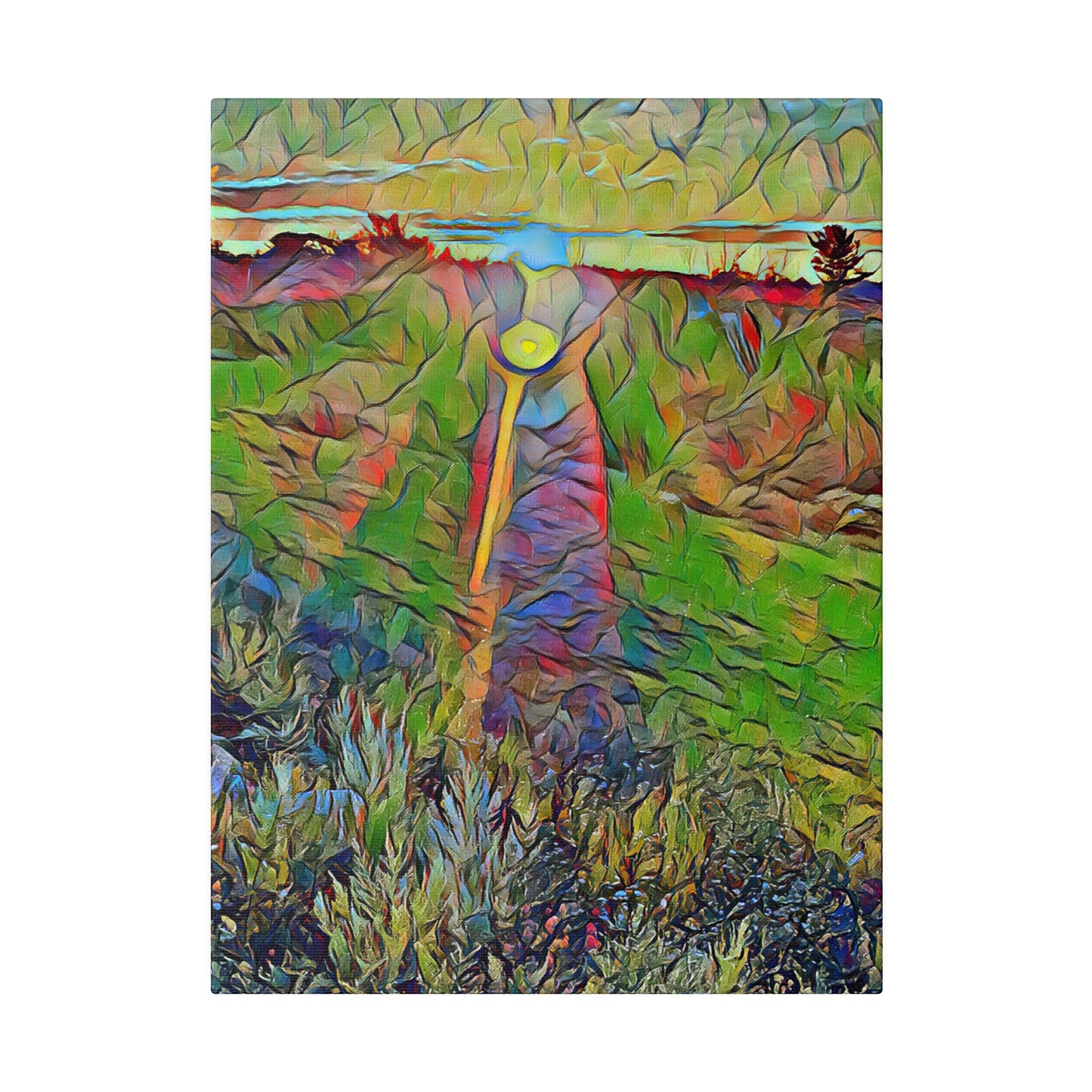 Canvas Print in Multiple Portrait Sizes from the Sunset Series at Intriguing Vistas