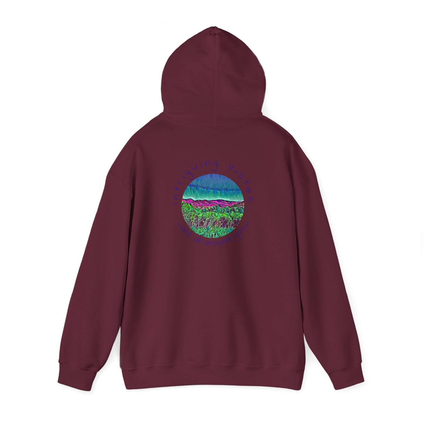 Intriguing Vistas™ Scenery Series Unisex Heavy Blend™ Hooded Sweatshirt