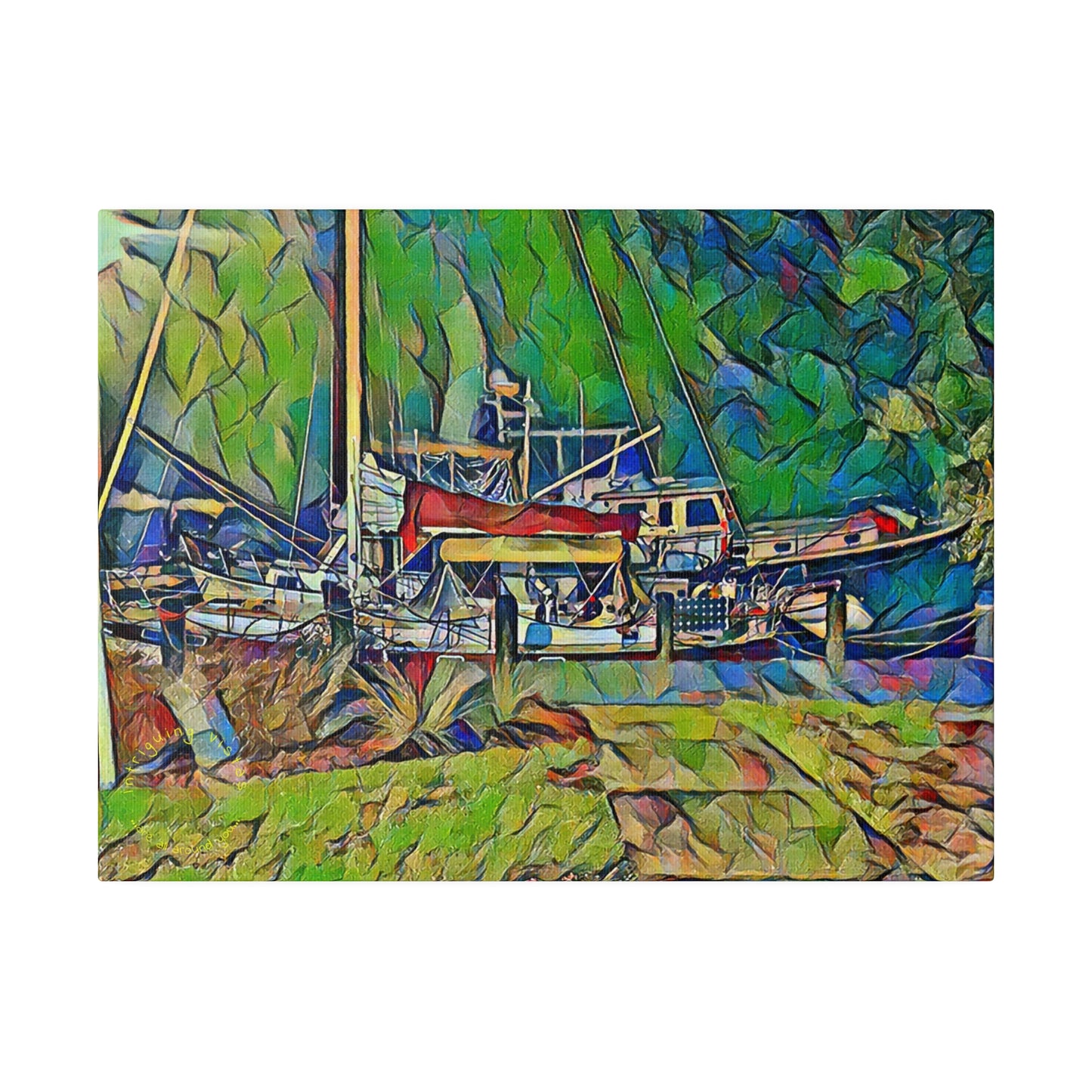 Intriguing Vistas™ Nautical Series Matte Canvas Print in 12 Landscape Sizes!!