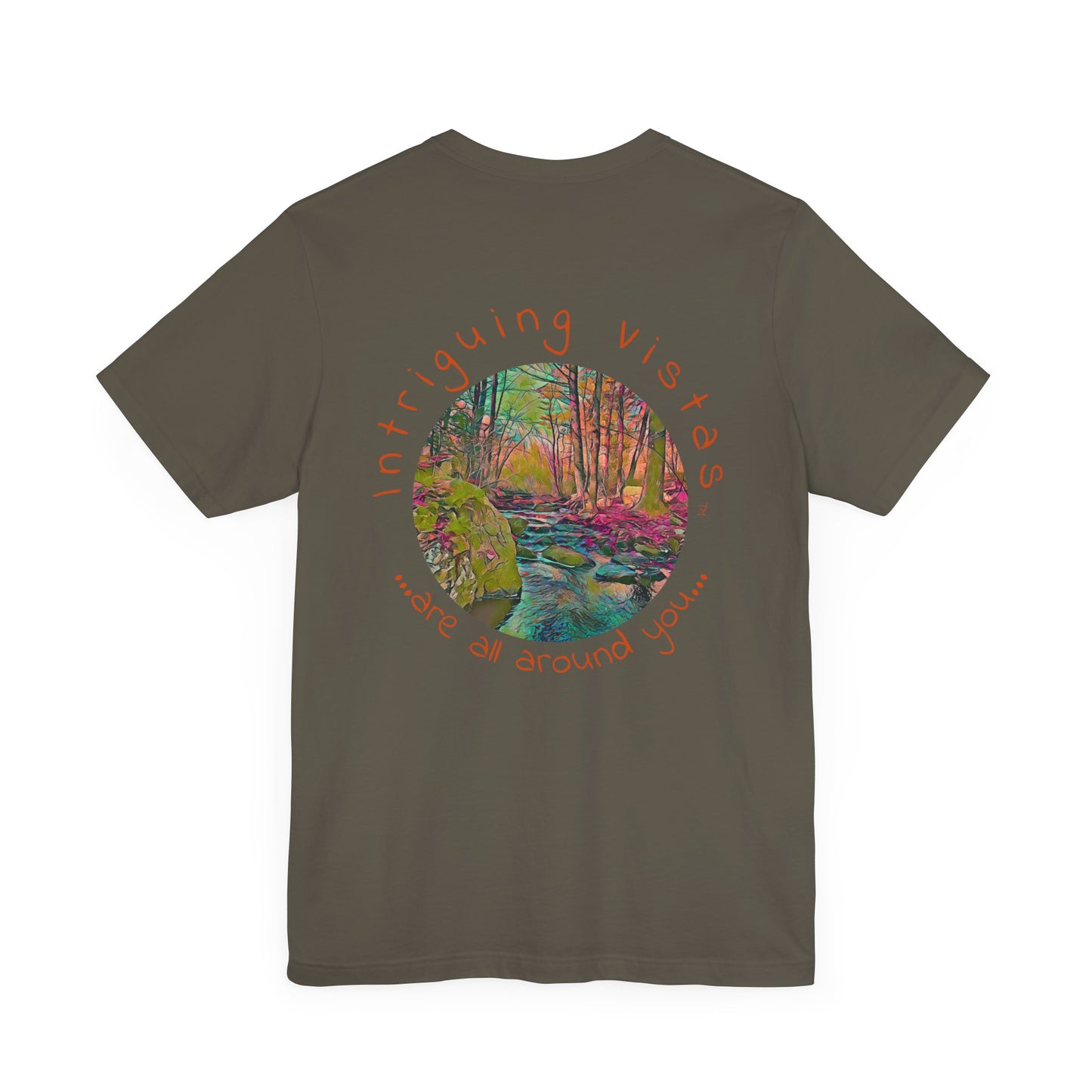 Bella + Canvas 3001 Unisex Jersey Short Sleeve Tee from the Intriguing Vistas Scenery Series