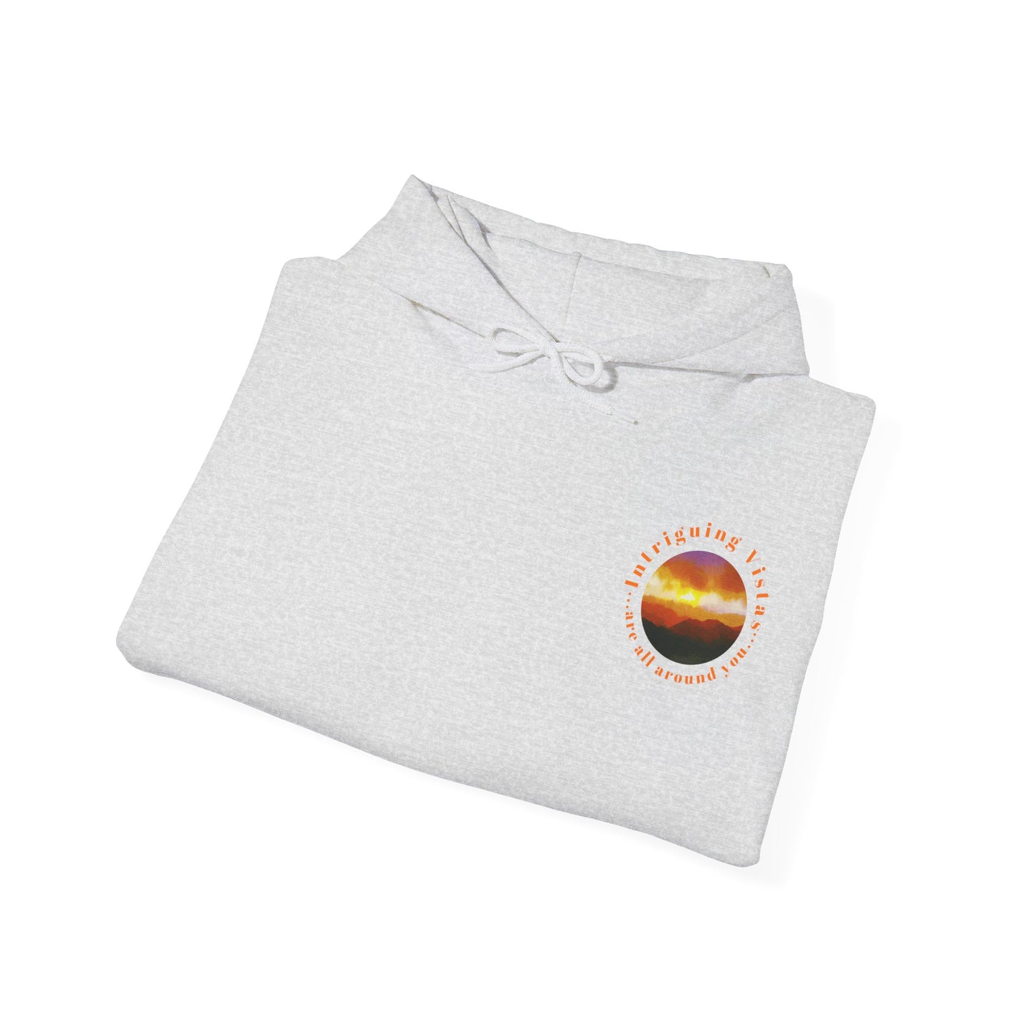 Gildan 18500 Unisex Adult Heavy Blend Crewneck Hooded Sweatshirt from the Sunset Series at Intriguing Vistas