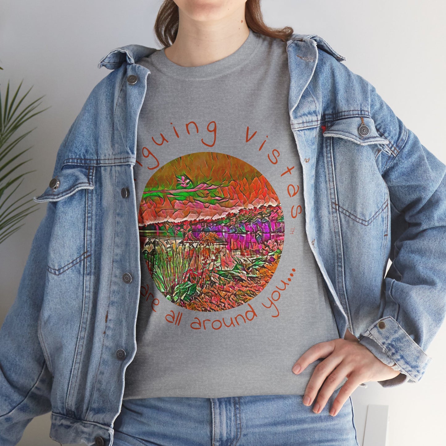 Intriguing Vistas™ Scenery Series Unisex Heavy Cotton Tee