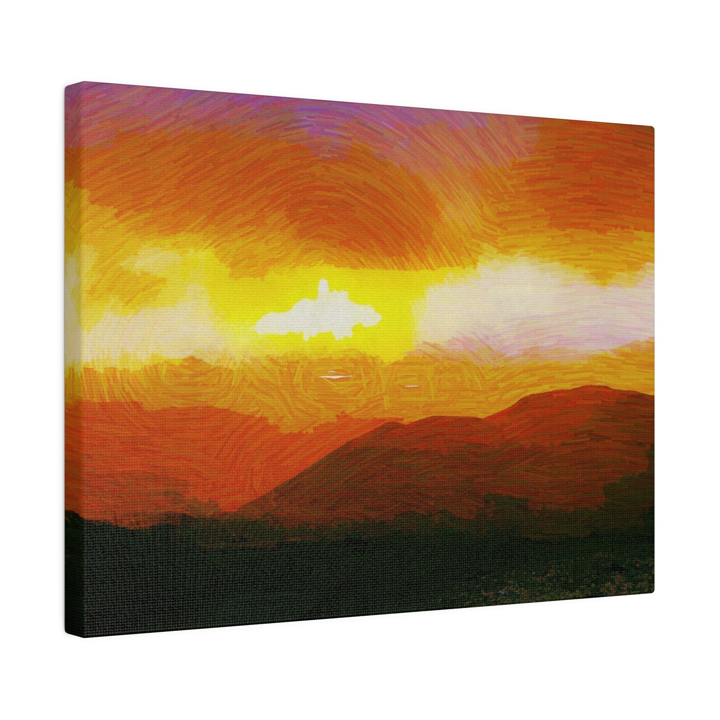 Canvas Print in Multiple Landscape Sizes from the Sunset Series at Intriguing Vistas