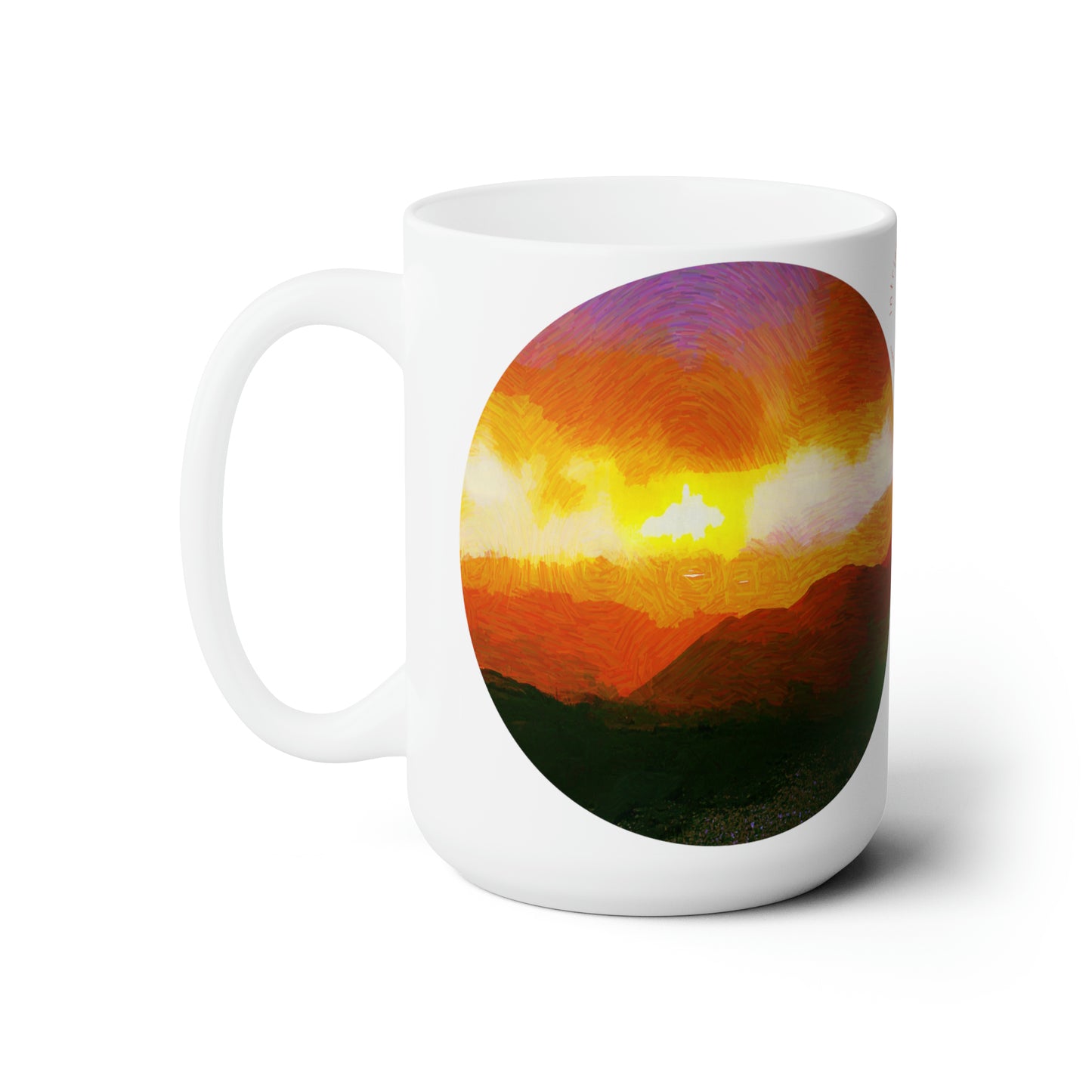 Intriguing Vistas™ Sunset Series Ceramic Mug 15oz