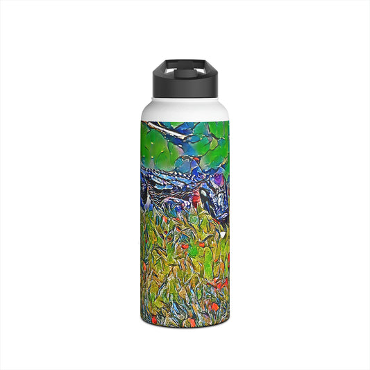 Intriguing Vistas™ Wildlife Series Stainless Steel Water Bottle, Standard Lid