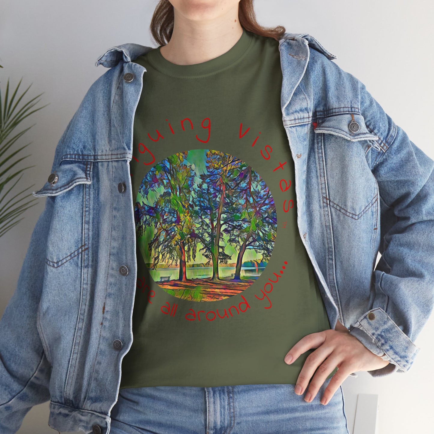 Intriguing Vistas™ Scenery Series Unisex Heavy Cotton Tee