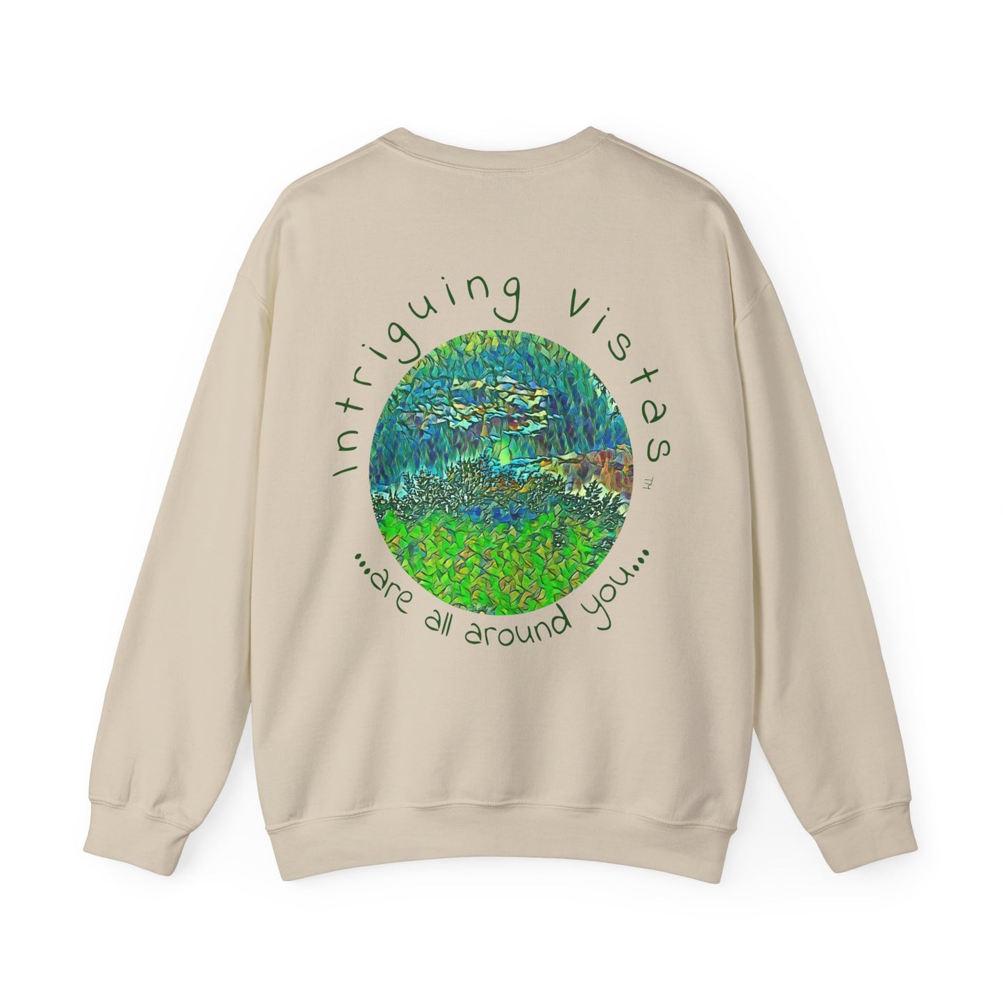 Intriguing Vistas™ Night Sky Series Unisex Heavy Blend™ Crewneck Sweatshirt in 7 colors!!