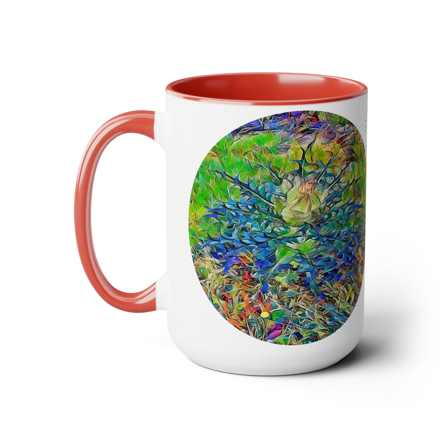 Intriguing Vistas™ Scenery Series Two-Tone Coffee Mugs, 15oz