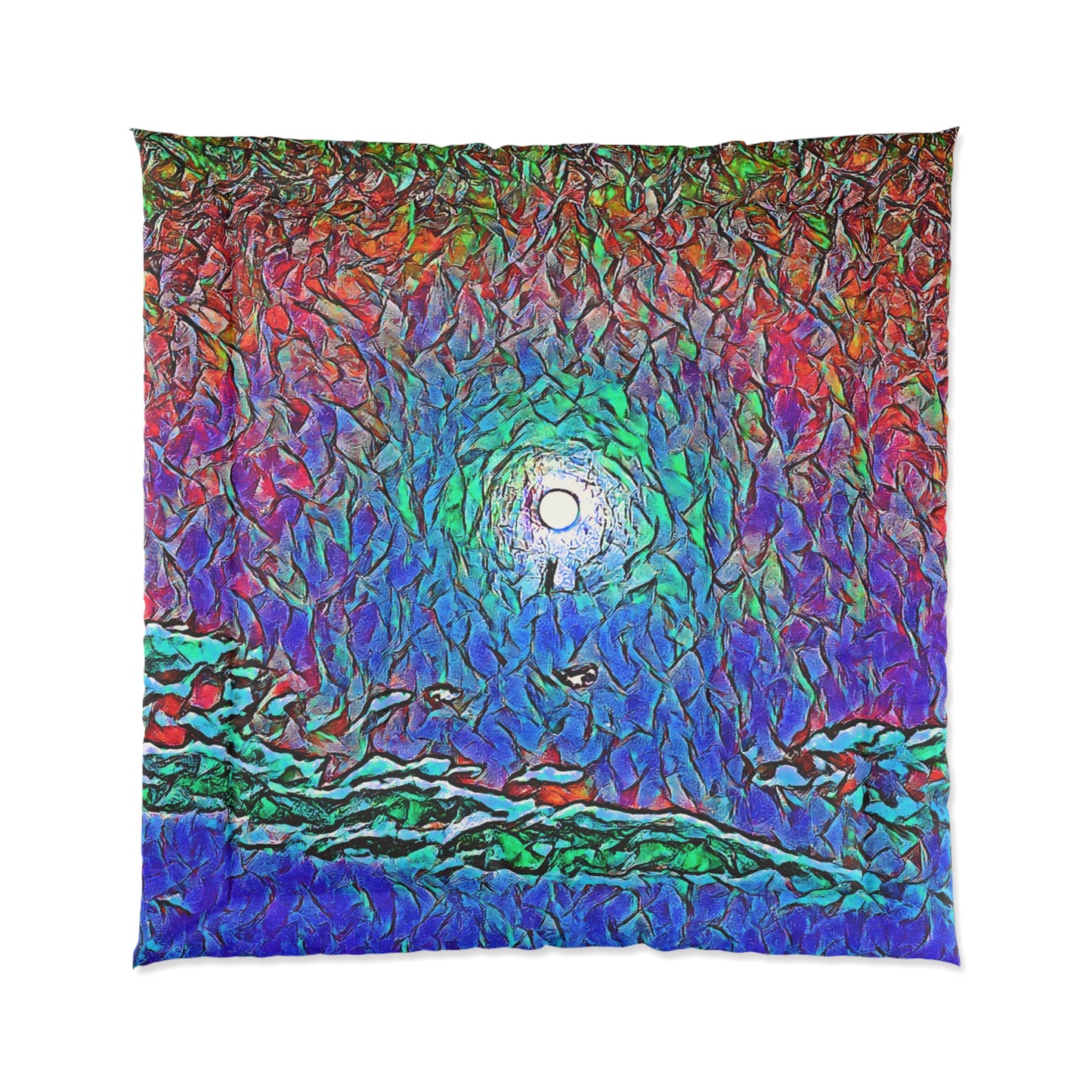 Custom Comforter Available in Four Sizes From The Night Sky Series at Intriguing Vistas