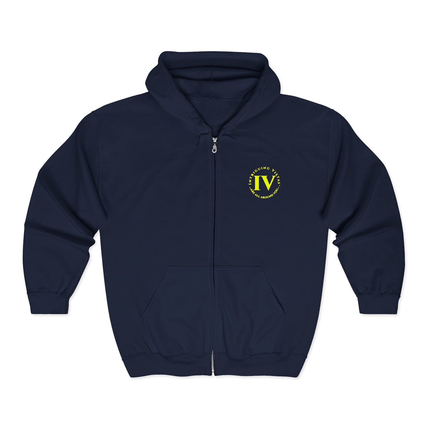 Zip Up Hoodie from Intriguing Vistas®  - Stylish Comfort for Every Adventure