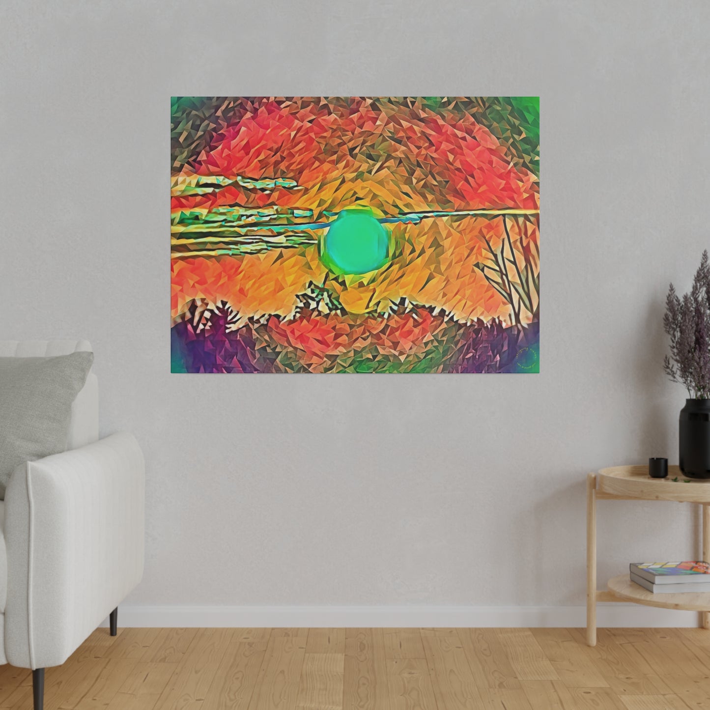 Intriguing Vistas™ Sunset Series Matte Canvas Print in 12 Landscape Sizes!!