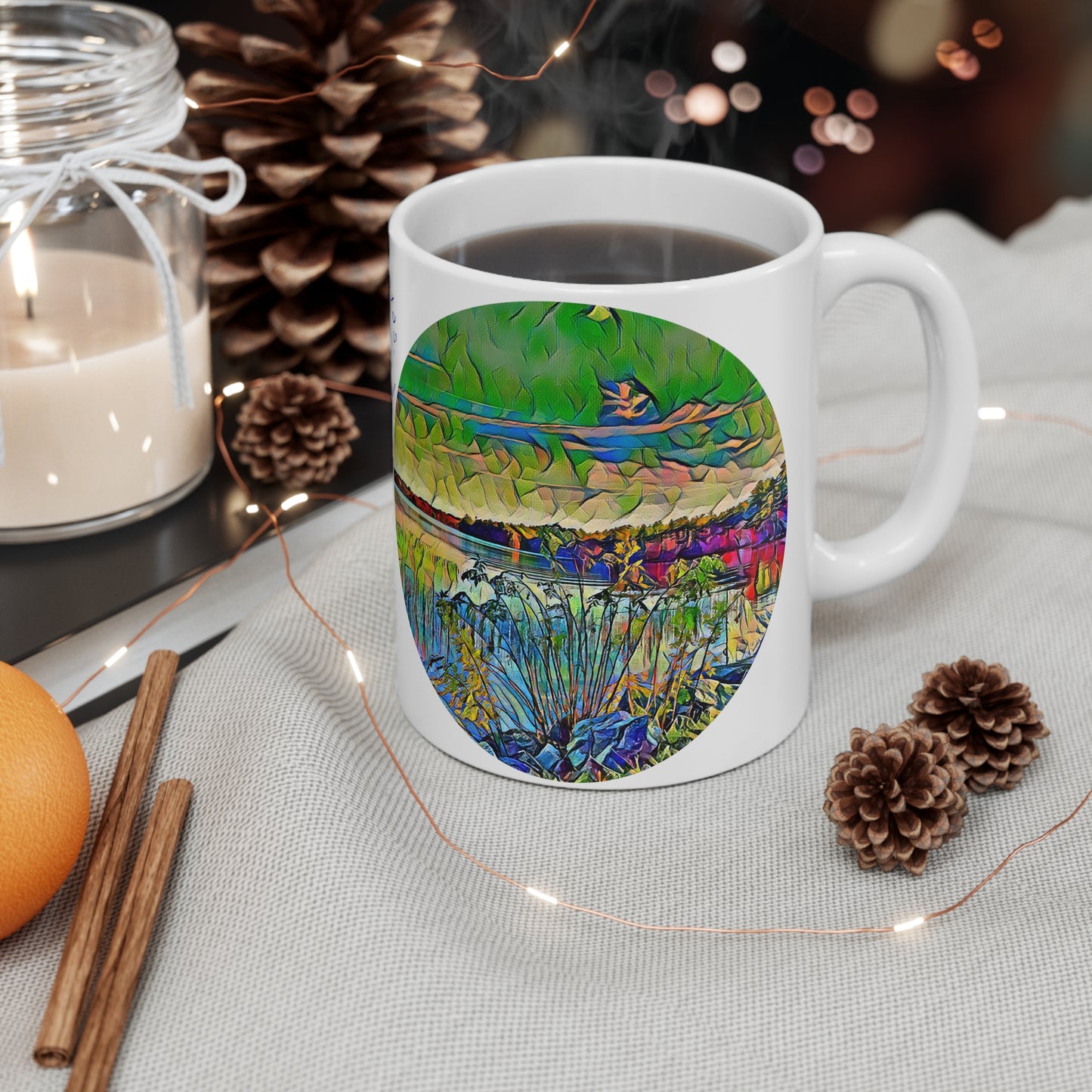 Intriguing Vistas™ Scenery Series Ceramic Mug 11oz