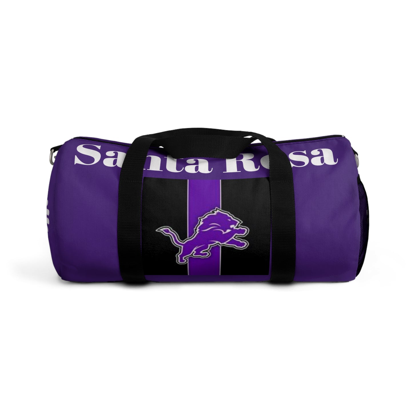 Santa Rosa Duffel Bag Purple w/ Jumping Lion/Zia