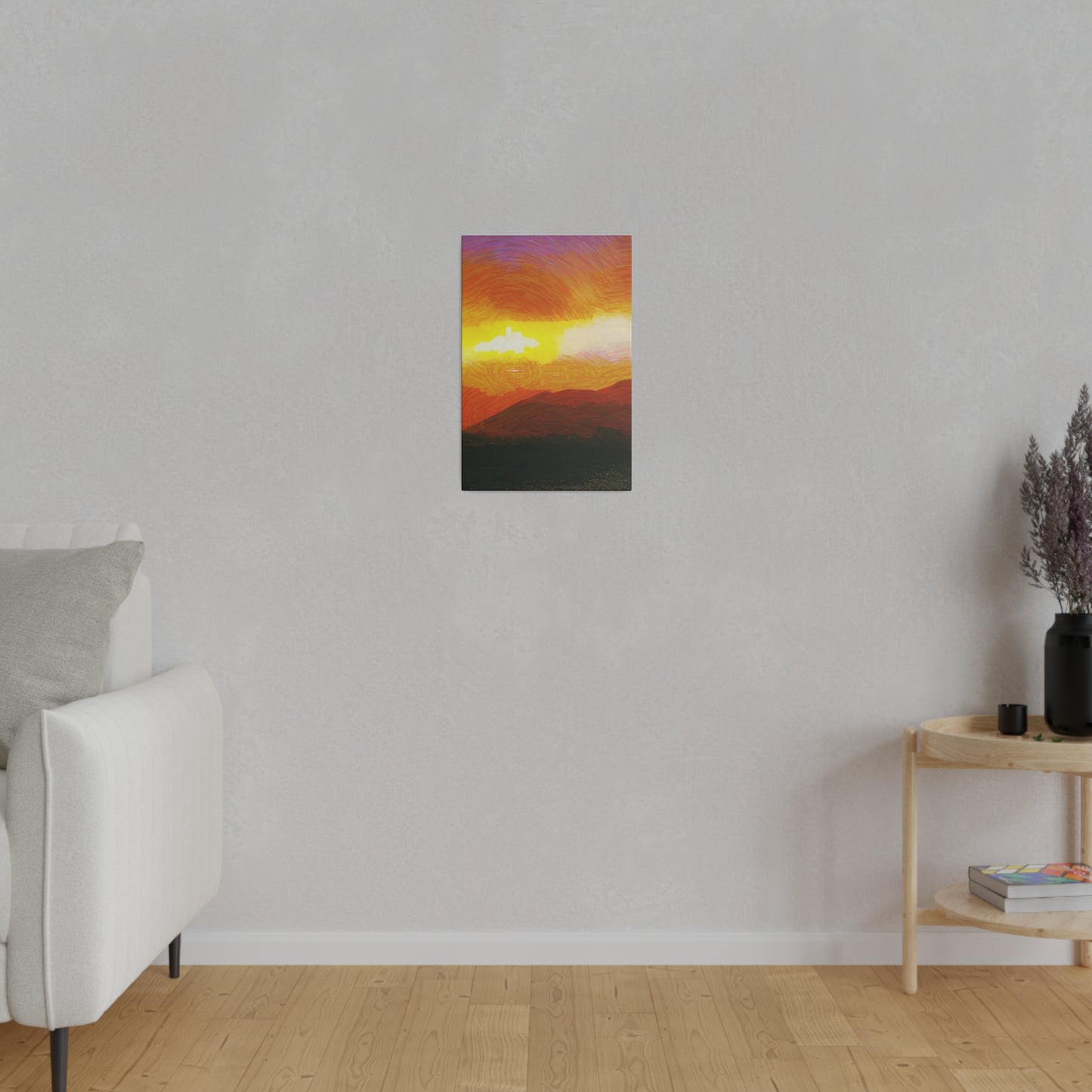 Canvas Art Print in Multiple Portrait Sizes from the Sunset Series at Intriguing Vistas