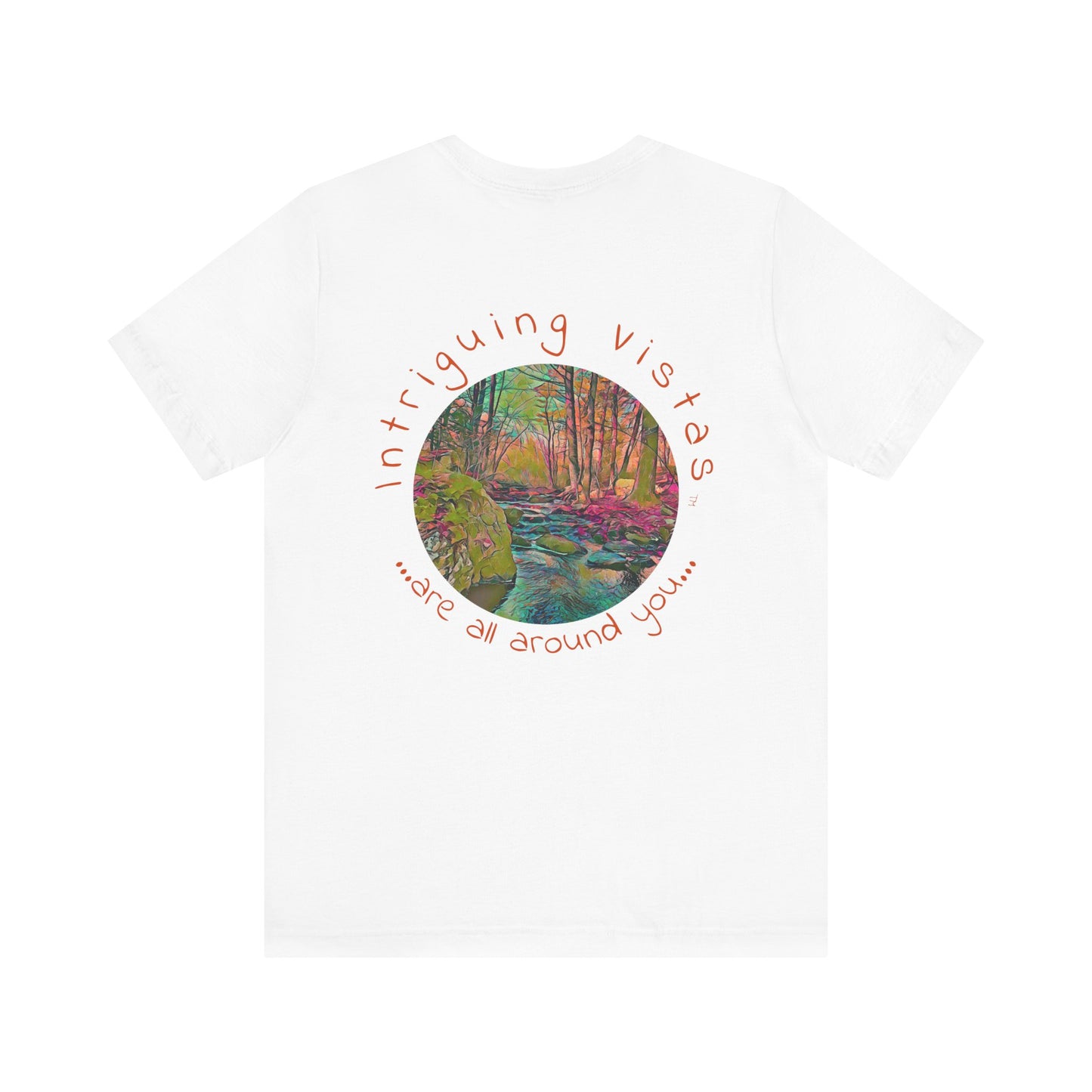 Bella + Canvas 3001 Unisex Jersey Short Sleeve Tee from the Intriguing Vistas Scenery Series