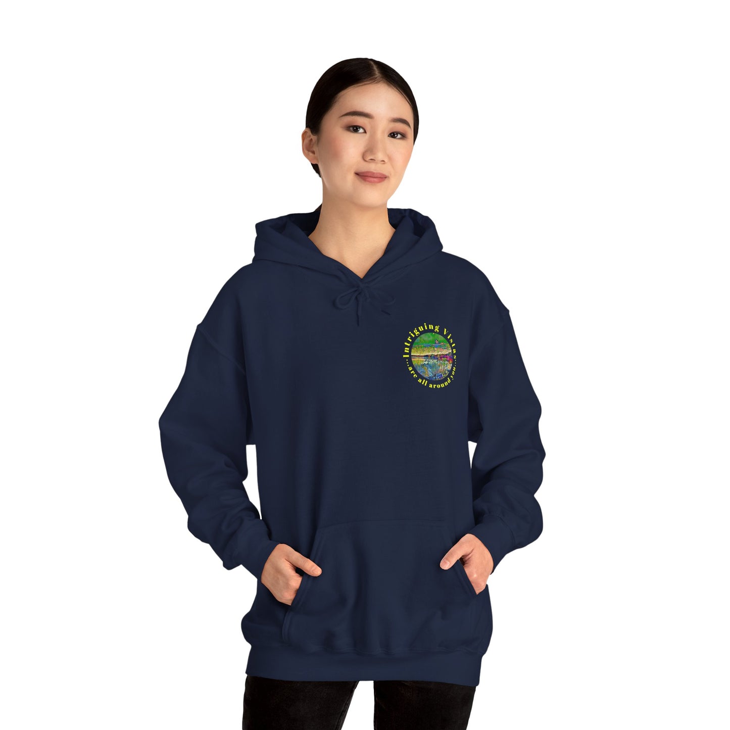 Gildan 18500 Unisex Adult Heavy Blend Crewneck Hooded Sweatshirt from the Scenery Series at Intriguing Vistas