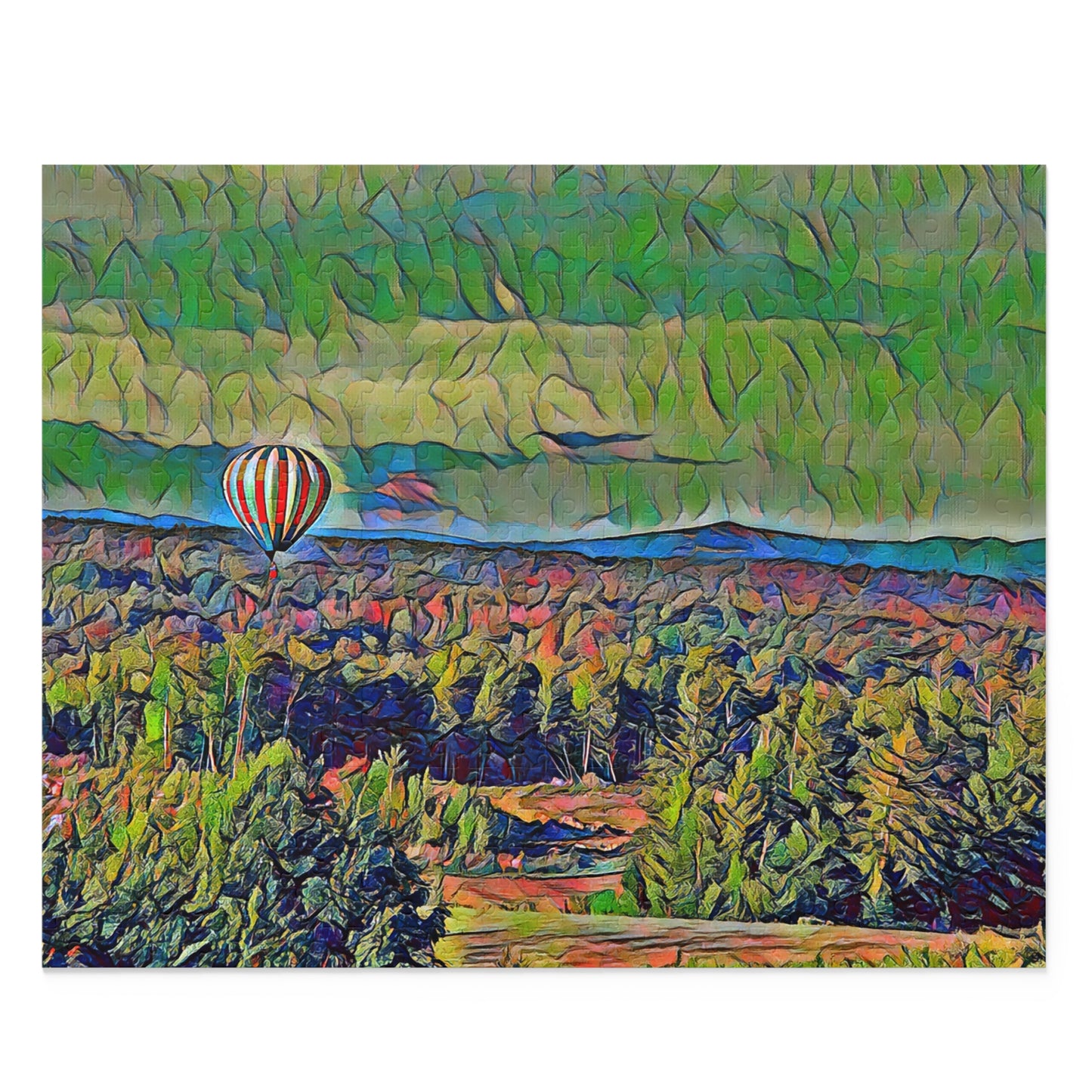 Custom Jigsaw Puzzle Available in Three Sizes from the Scenery Series at Intriguing Vistas