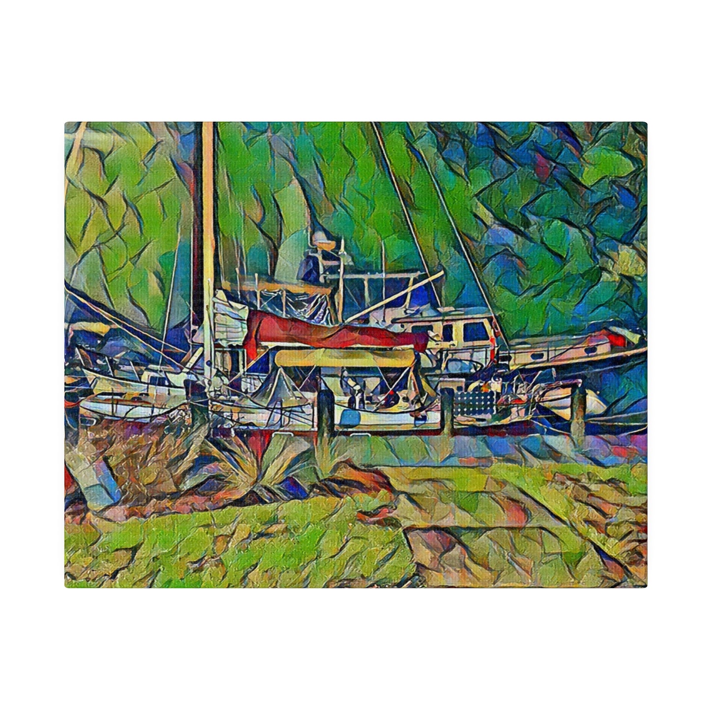 Canvas Print in Multiple Landscape Sizes from the Nautical Series at Intriguing Vistas