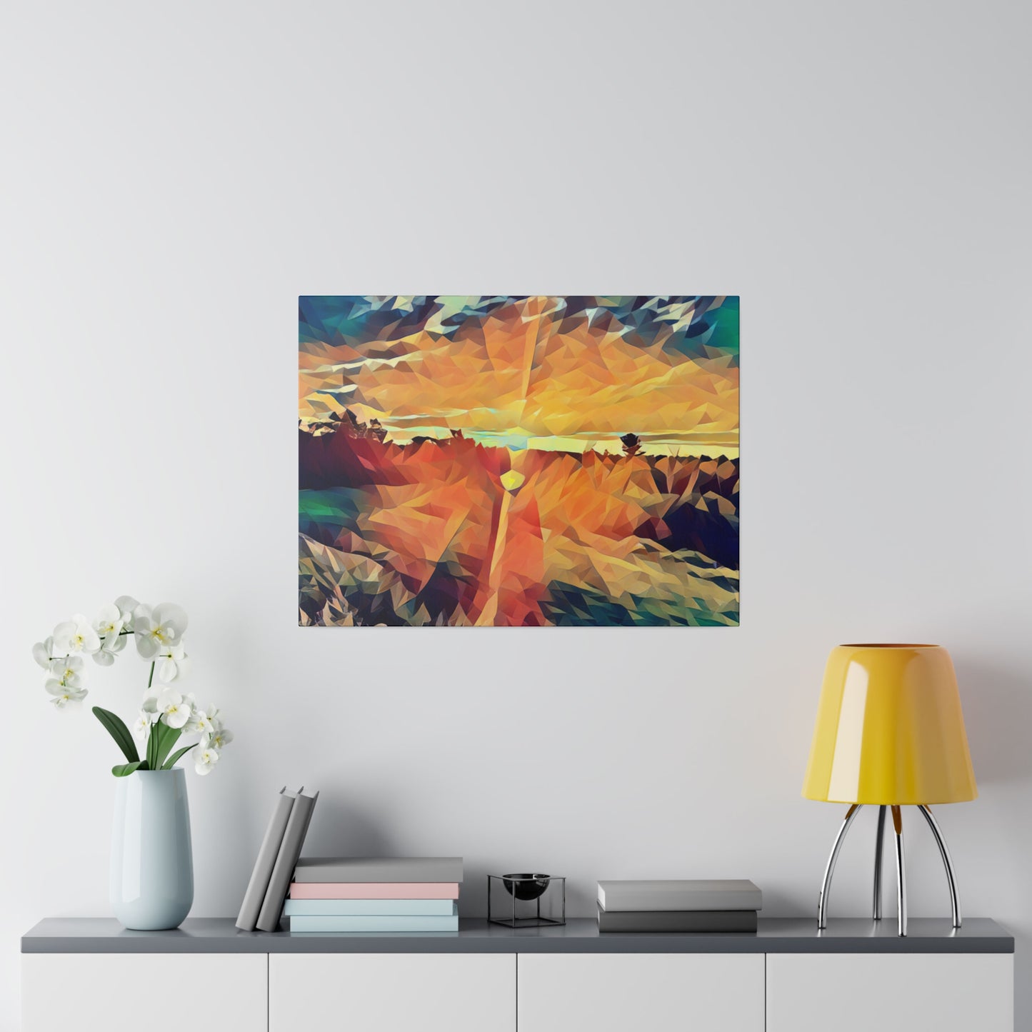 Canvas Art Print in Multiple Landscape Sizes from the Sunset Series at Intriguing Vistas