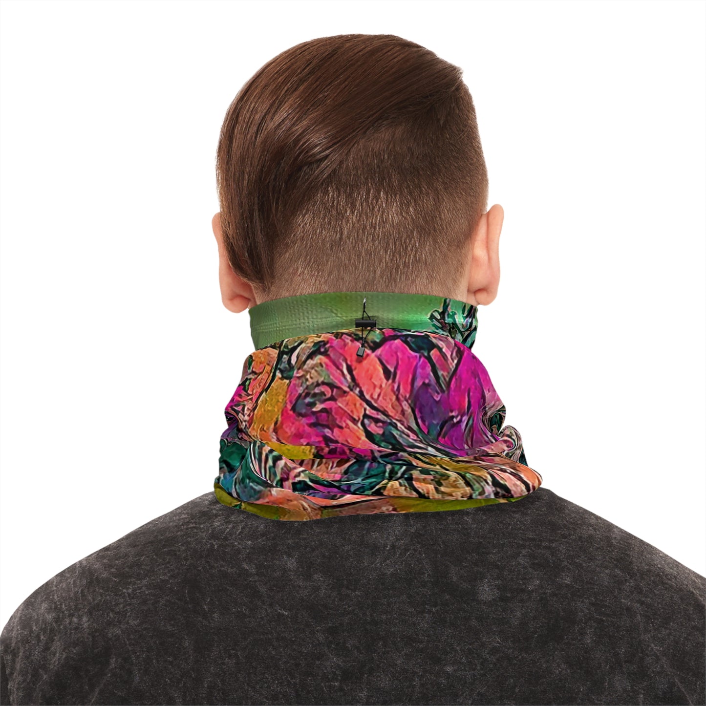 Custom Unisex Adult Winter Neck Gaiter With Drawstring From The Scenery Series At Intriguing Vistas