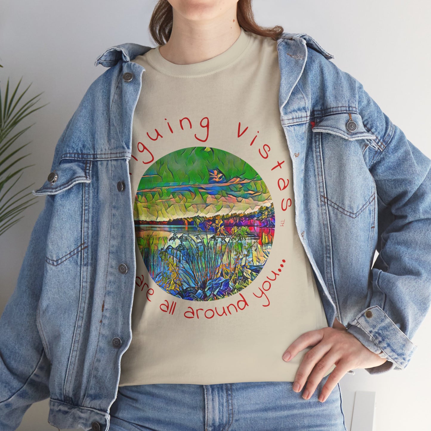 Intriguing Vistas™ Scenery Series Unisex Heavy Cotton Tee