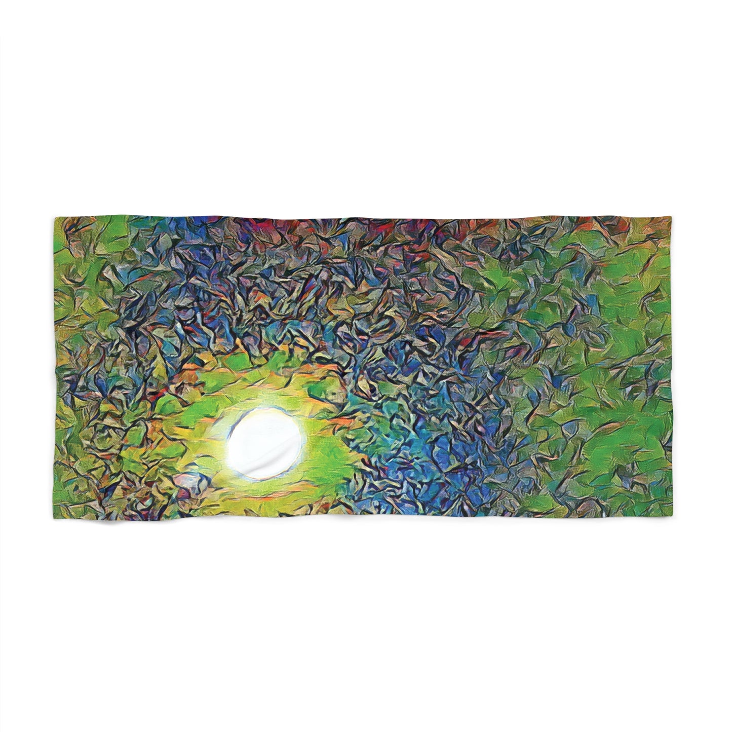 Custom Beach Towel available in two sizes from the Night Sky Series at Intriguing Vistas