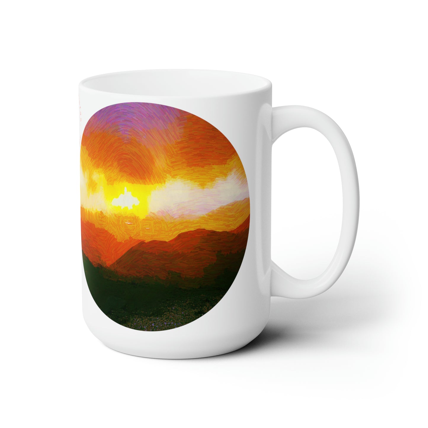 Intriguing Vistas™ Sunset Series Ceramic Mug 15oz