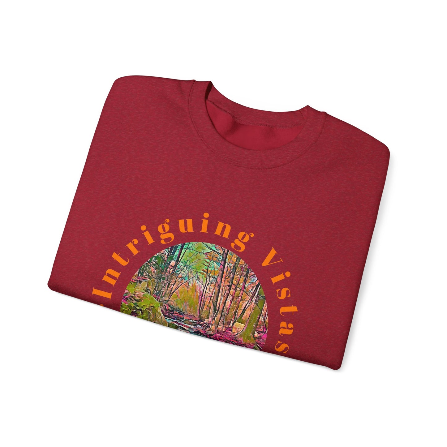 Gildan 18000 Unisex Adult Heavy Blend Crewneck Sweatshirt Available in Multiple Colors from the Scenery Series at Intriguing Vistas