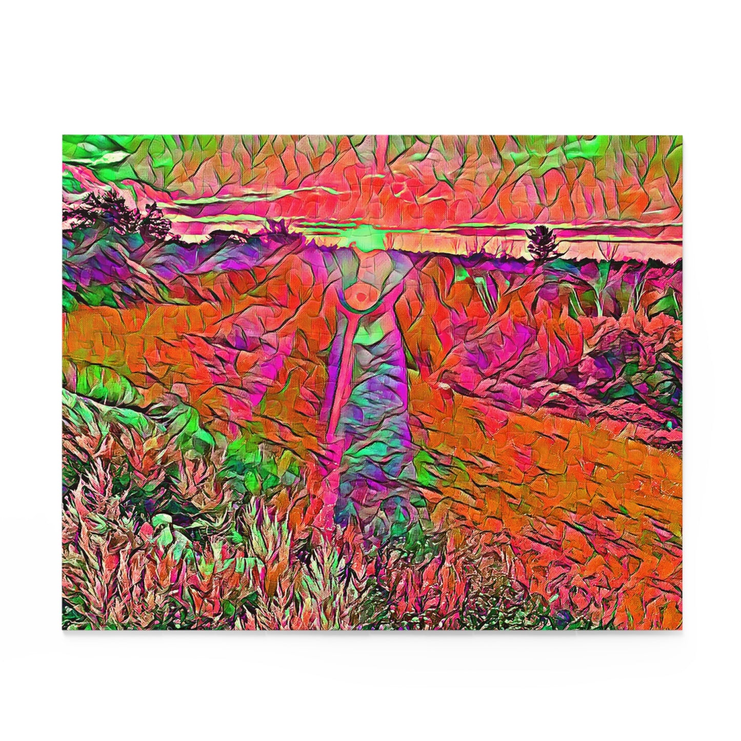 Custom Jigsaw Puzzle Available in Three Sizes from the Sunset Series at Intriguing Vistas