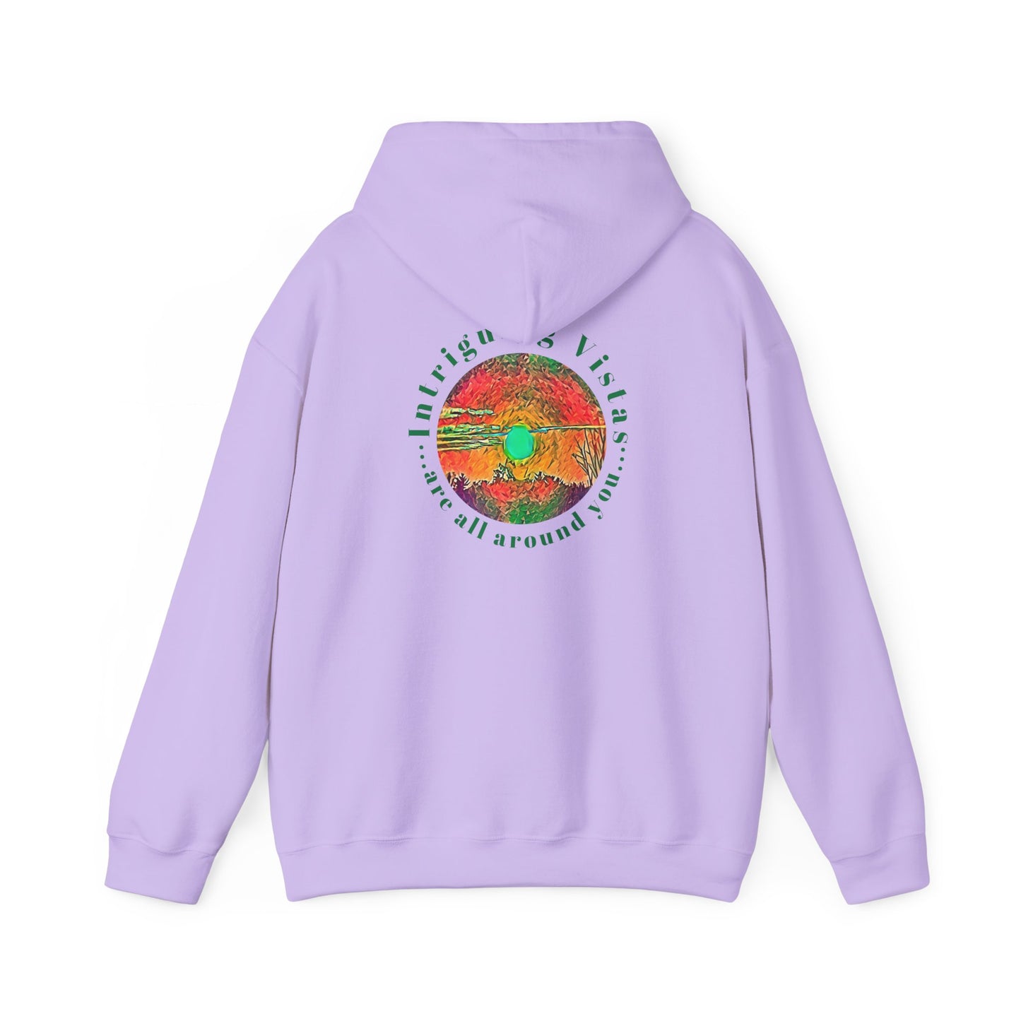 Gildan 18500 Unisex Adult Heavy Blend Crewneck Hooded Sweatshirt from the Sunset Series at Intriguing Vistas