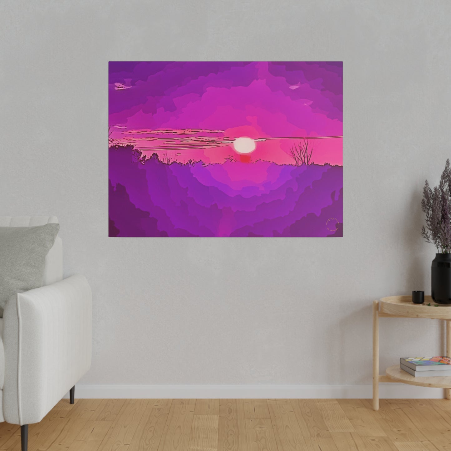 Intriguing Vistas™ Sunset Series Matte Canvas Print in 12 Horizontal Sizes!!